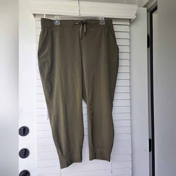 Eddie Bauer Women's Escapelite Jogger Pants Green Sz Large Petite - Picture 2 of 13